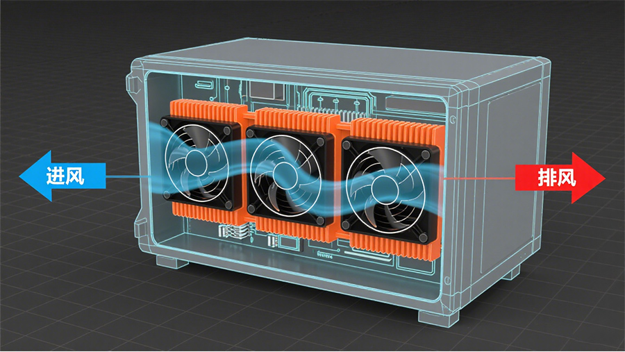 风扇通风在 UPS 中的作用