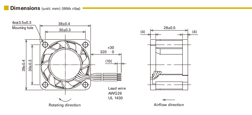山洋San Ace 38mm超高风压散热风扇 9HVA0312P3K0011 | 38500转2100Pa暴力风机 - 深圳健策电子02