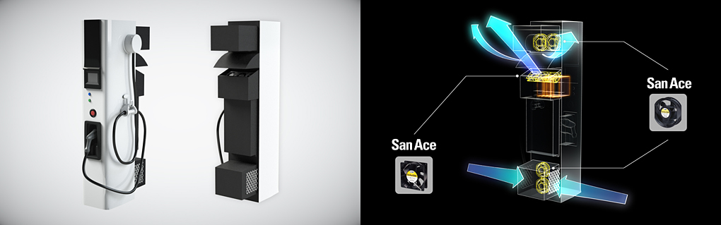 EV充电桩散热风扇如何兼顾高效散热与恶劣环境防护?03