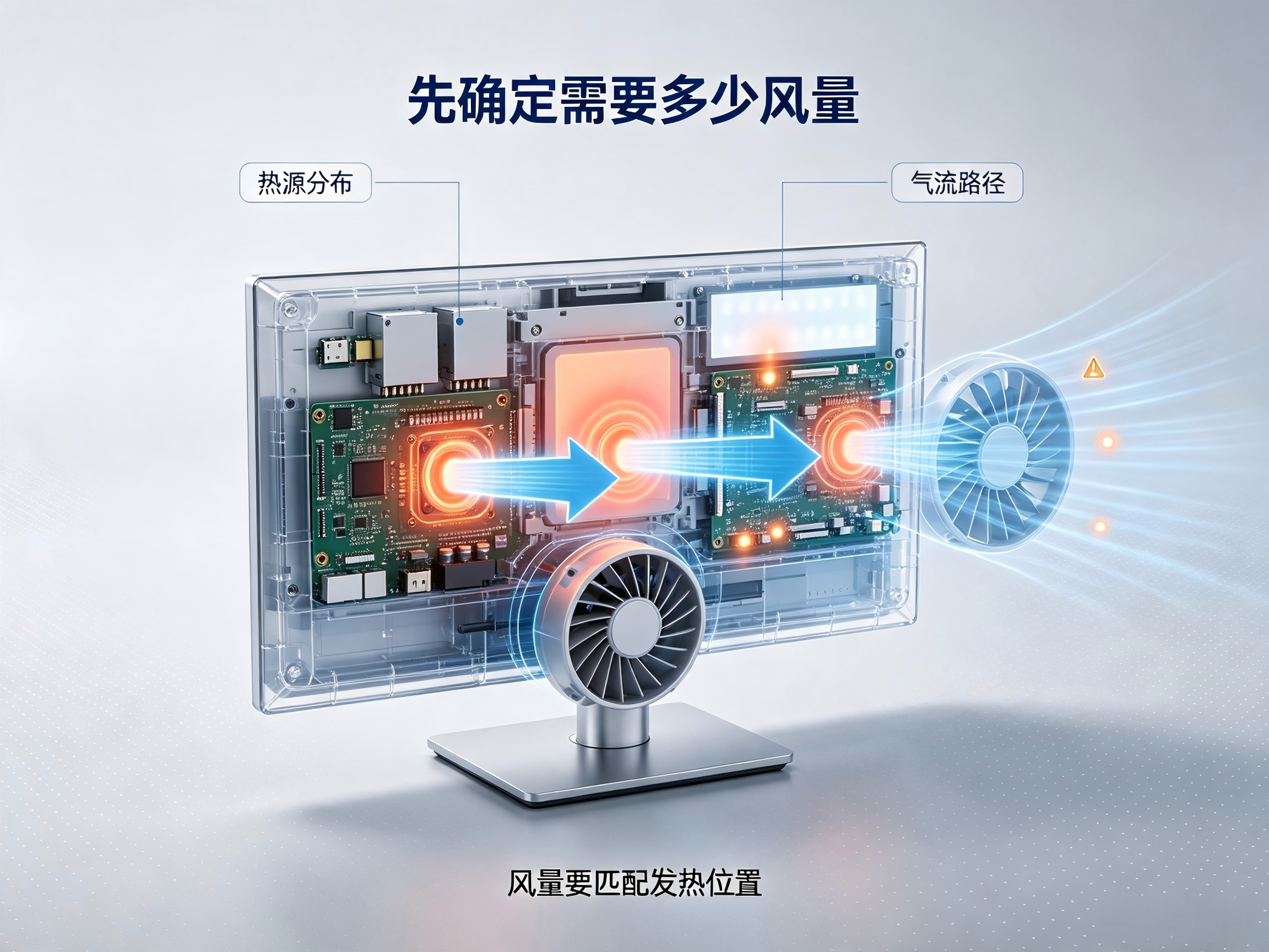 医疗显示器散热风扇怎么选？从风量、静压、噪音到可靠性的选型指南-03